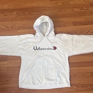 Alchemist x Drifter Vitamin D sweatshirt Champion white oversized hoodie